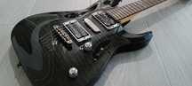 ESP LTD MH-101 Black Flamed Maple c/ Pickups Entwistle