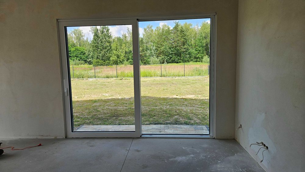 Okno drzwi tarasowe przesuwne 3160x2590 3-szybowe system HS