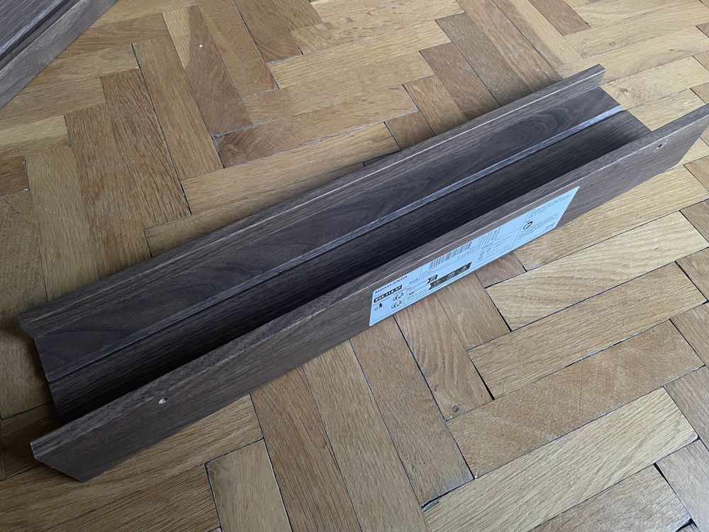 3 półki na zdjęcia Ikea Mosslanda (kolor orzech)