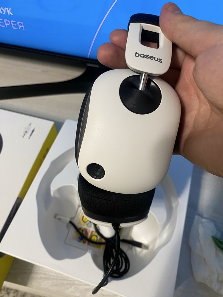 нова Ігрова гарнітура Динаміки 40 MM Baseus GoPlay 1 Max 3,5 мм