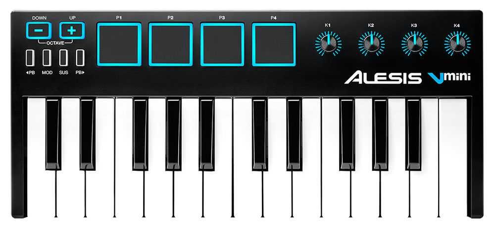 ALESIS V Mini Portable 25-Key midi клавиатура