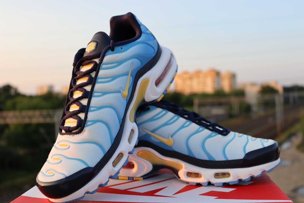 Nike Air Max Plus University Blue Topaz Gold 37.5 *NOWE*