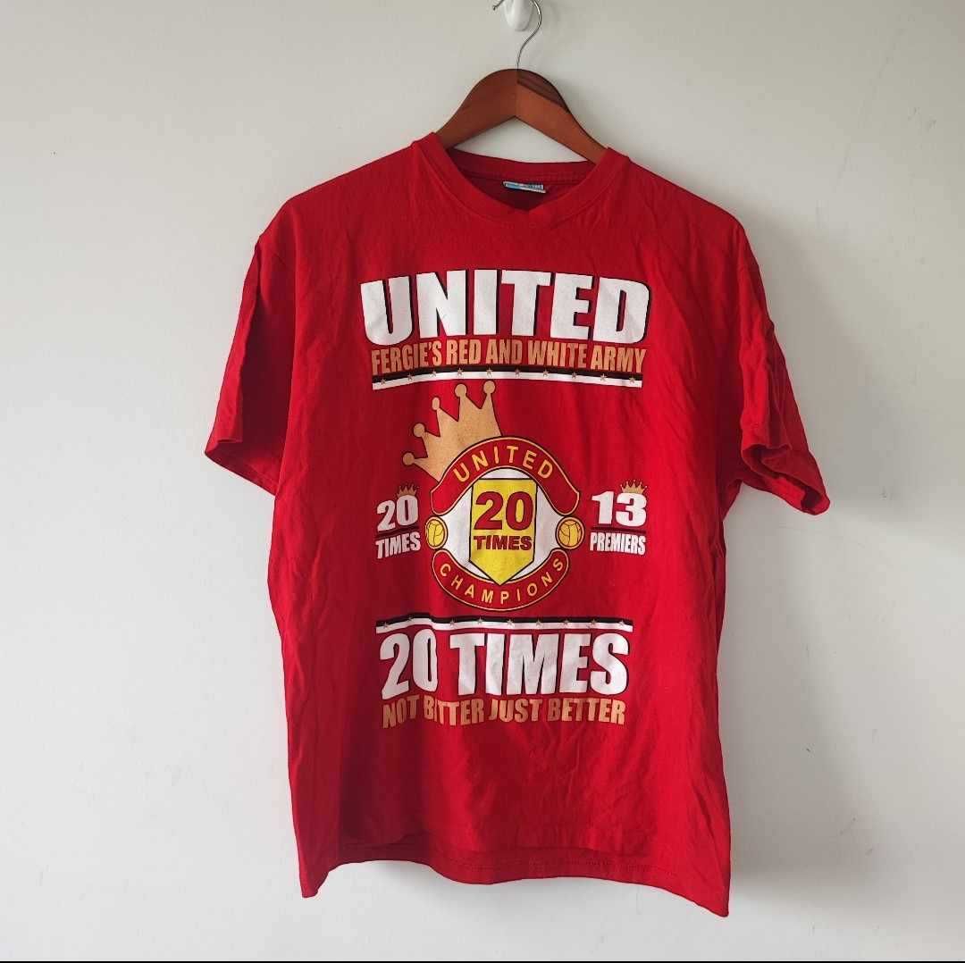 oryginalna vintage koszulka manchester united rozmiar l stan dobry