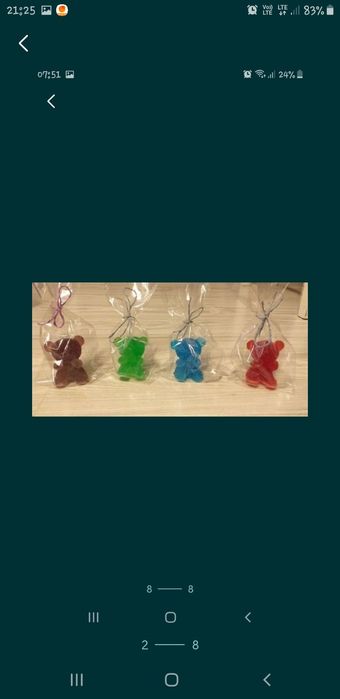 Pachnące kolorowe mydła