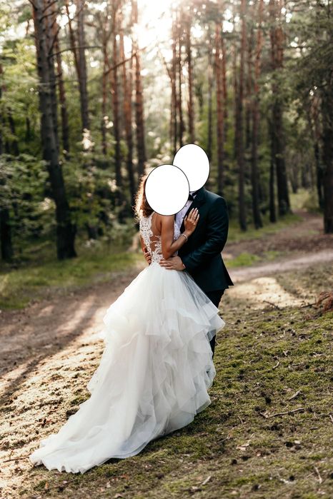 Przepiękna suknia ślubna rozmiar 36, wszyty biustonosz, nowa za 5790