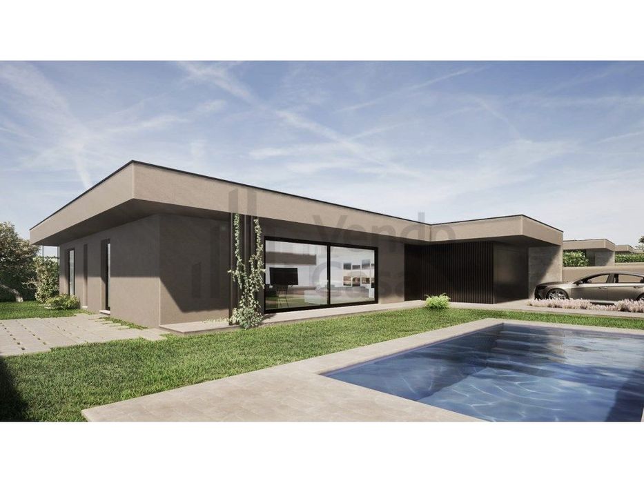 Vende-se Moradia Térrea C. Piscina - Braga - Prado