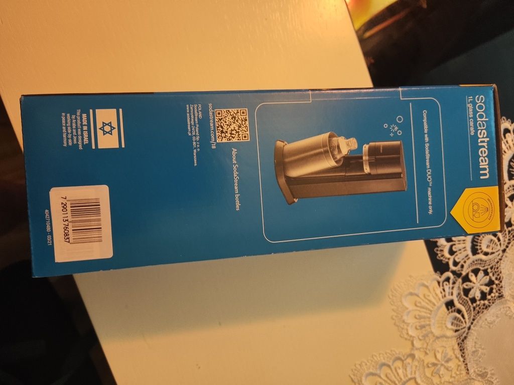 Szklana butelka do sodastream duo