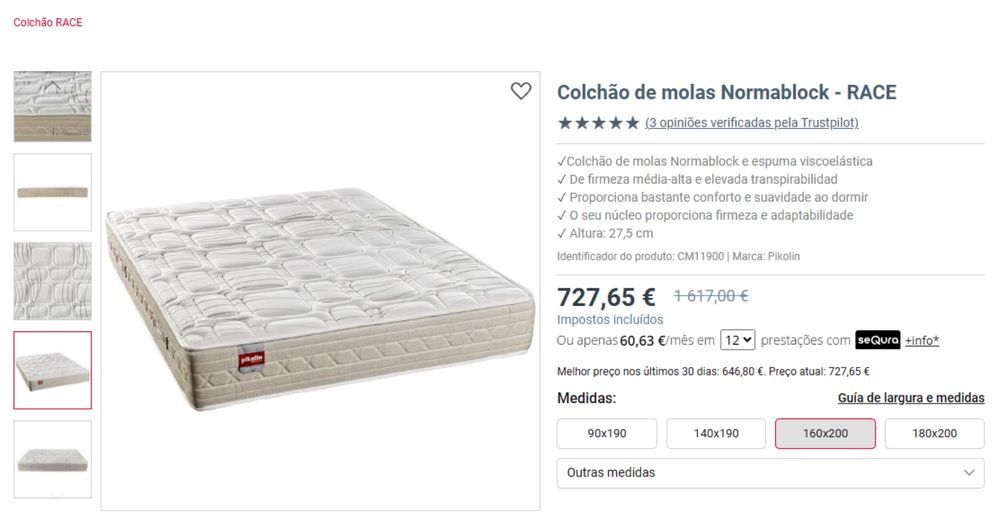 Colchão casal Pikolin