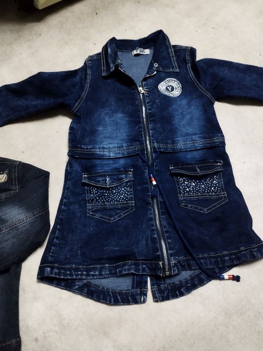 дитячі джинсові куртки