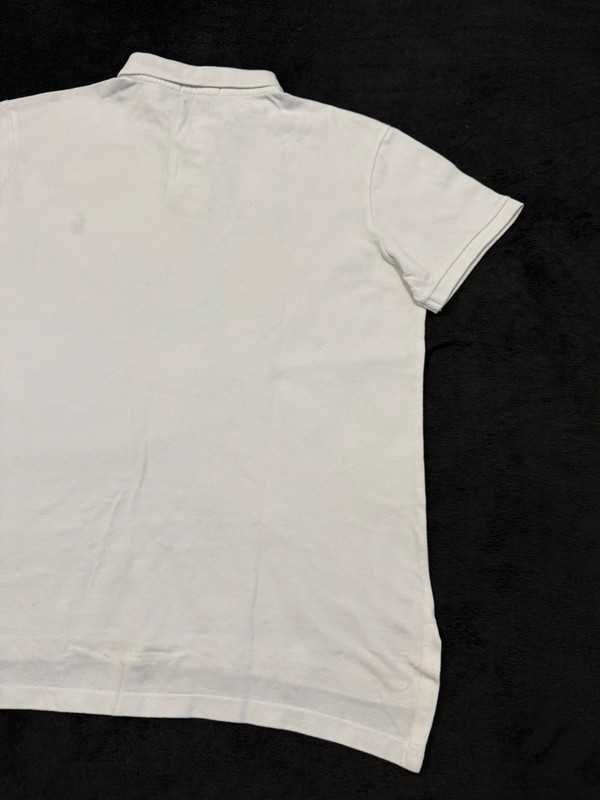 Biała elegancka koszulka polo Ralph Lauren - Size L