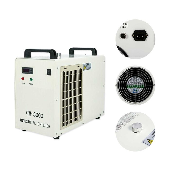 Máquina de corte/gravação a laser co2 100w 90x60 + Chiller