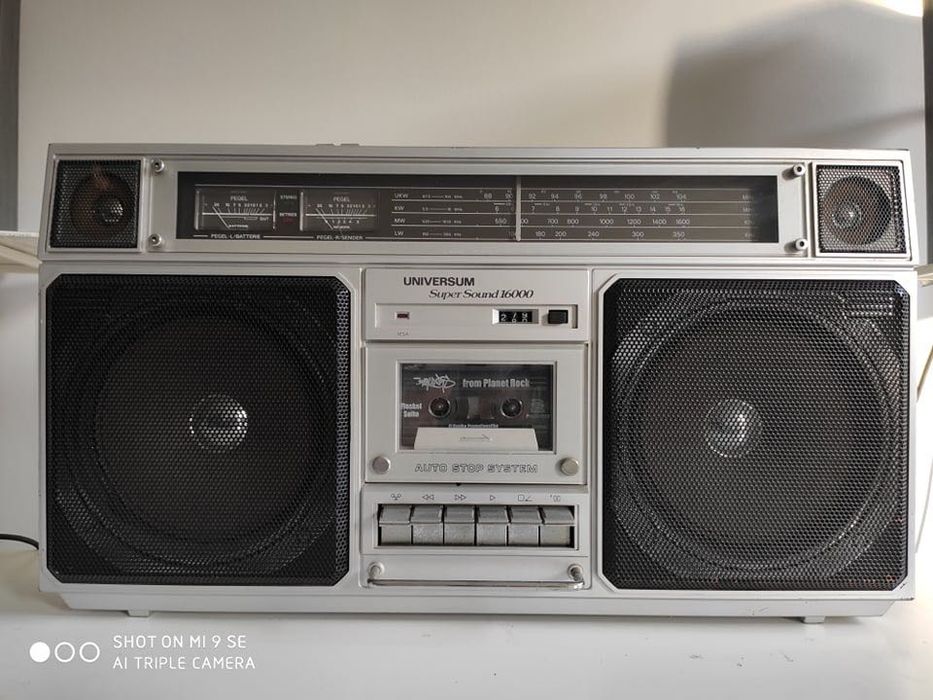 radio ghettoblaster boombox universum