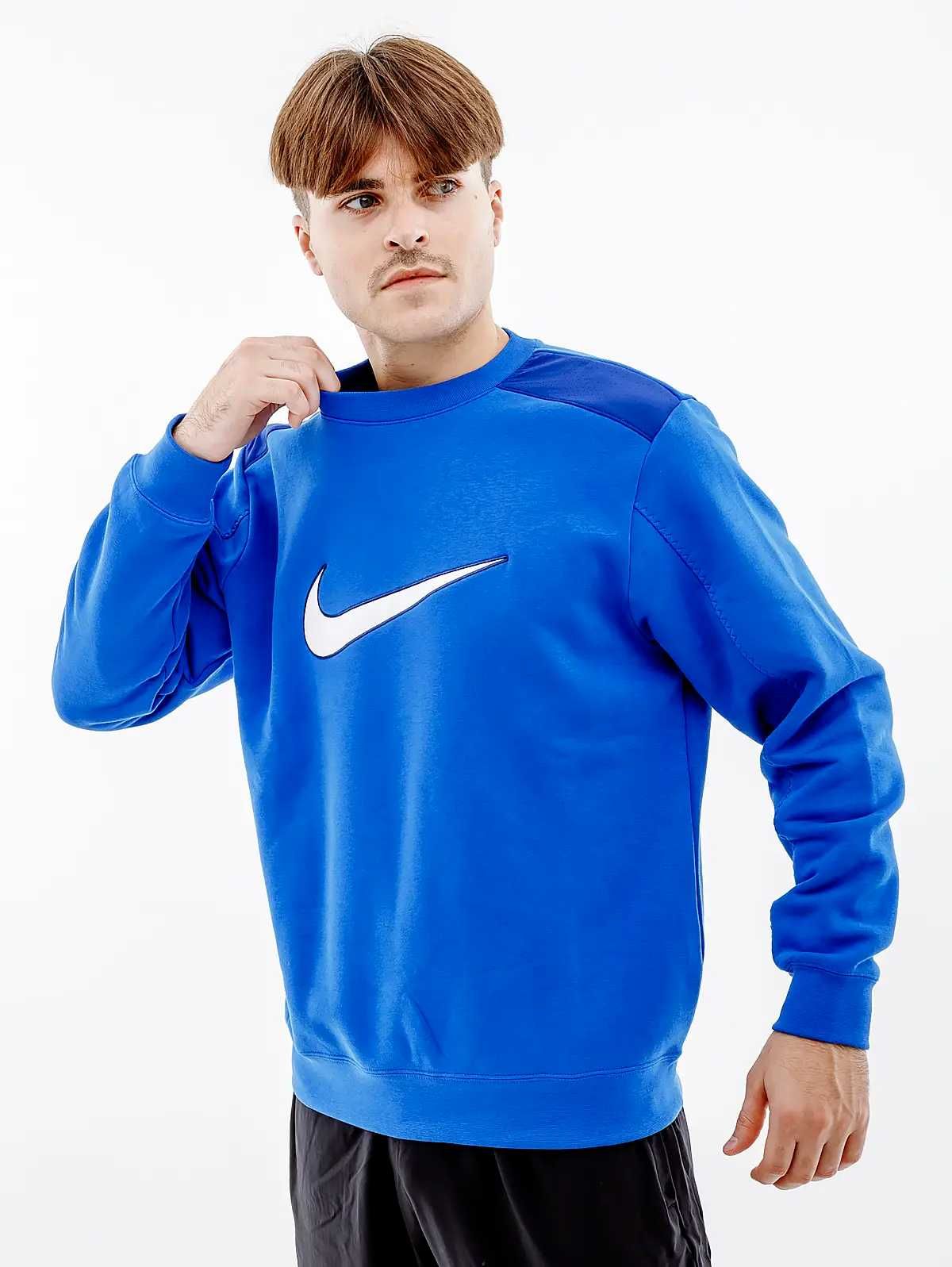 Світшот NIKE NSW FLEECE CREW BB FN0245-480 ОРИГІНАЛ кофта толстовка