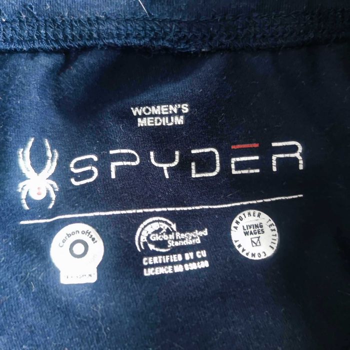 Spyder granatowe legginsy leginsy bawełniane r.M /S