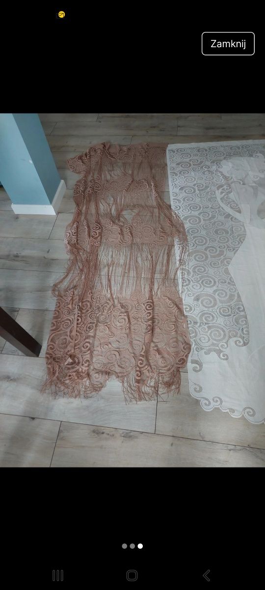 Firanka panel kobieta