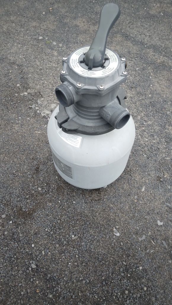 zbiornik do pompy piaskowej z zaworem wielodrożnym filtr piaskowy 45kg