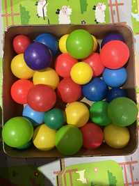 Сухой бассейн разноцветные шарики мячики 30 штук всего