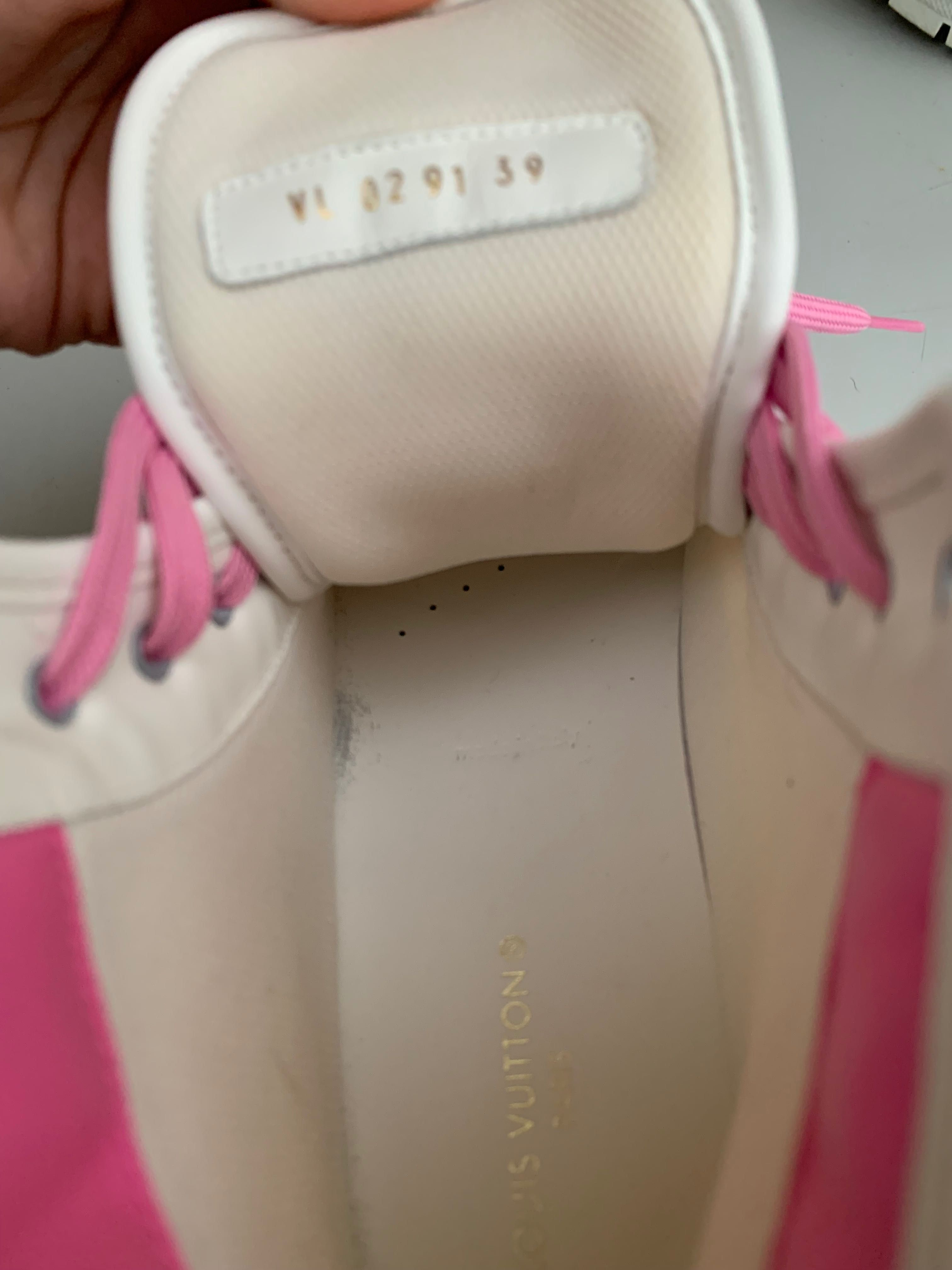 Sapatilhas da louis vuitton pink high top sneakers