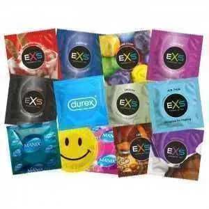 Durex Pasante Unimil Flavours ORGAZMAX prezerwatywy 100 szt duży mix