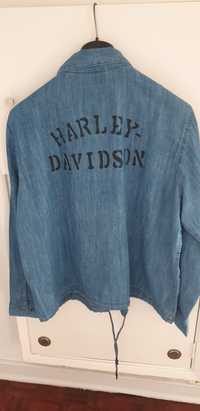Camisa / Casaco de Ganga Harley Davidson