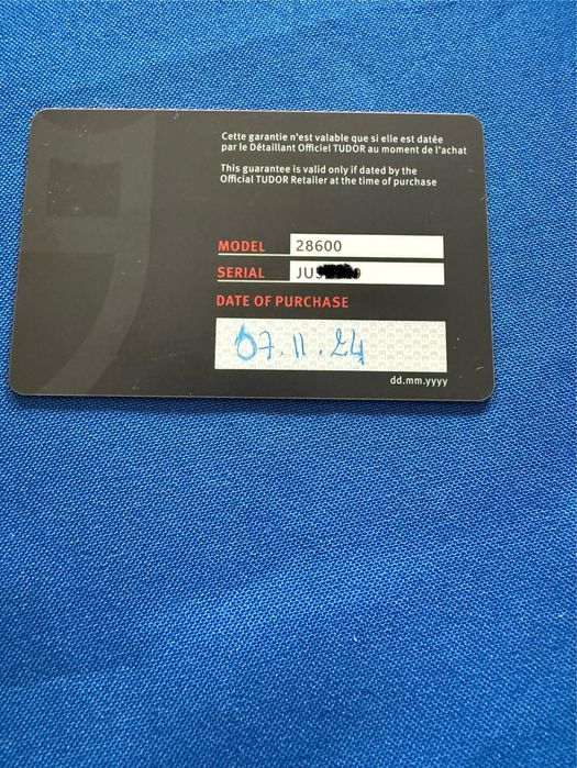 Tudor Royal 28600 Novembro 2024