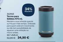 Termo para solidos Tupperware