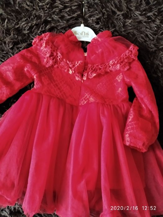 Нарядне плаття для дівчинки 1-2 роки