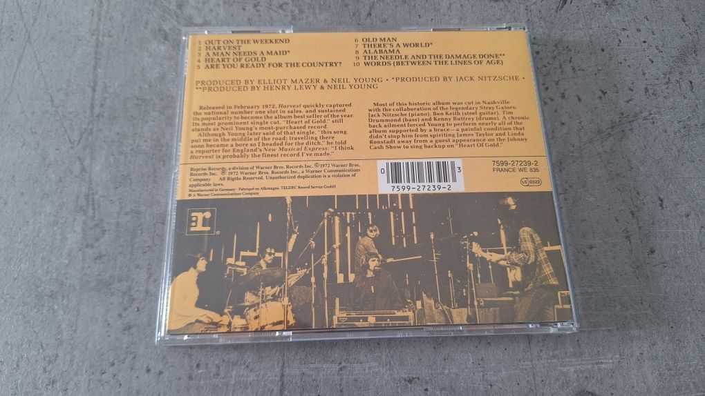 Neil Young-Harvest płyta CD