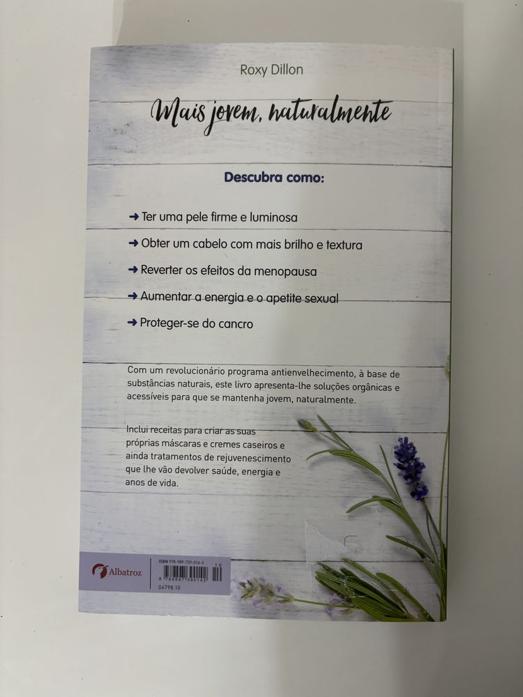 Livro “Mais jovem, naturalmente”