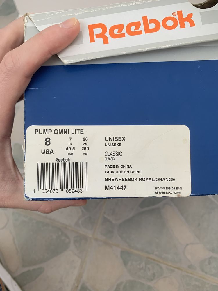 Кросівки Reebok Pump Omni Lite