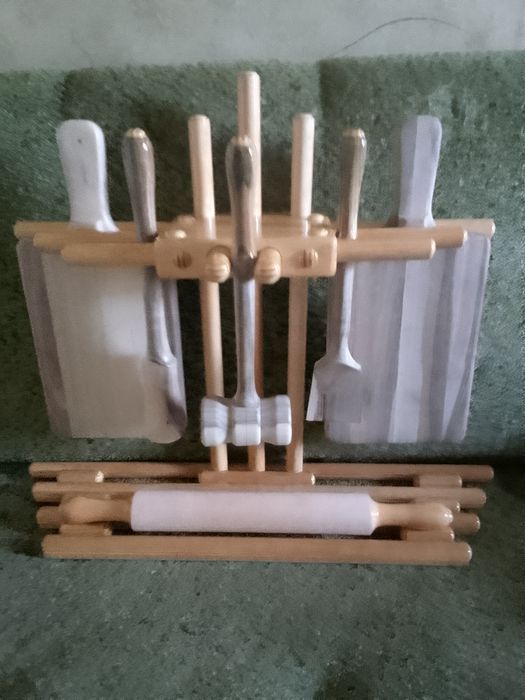 Шахматы крепость. Шахматы из дерева ореха. Наб.кух. 6 шт.предмет.орех.