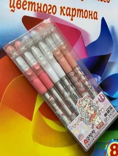 Наборы по 84 грн - Ручка "пишет-стирает" - 8 ВИДОВ - аніме мультики