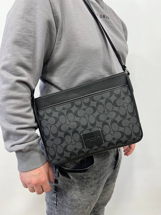 Сумка мужская Коач/Чоловіча сумка coach