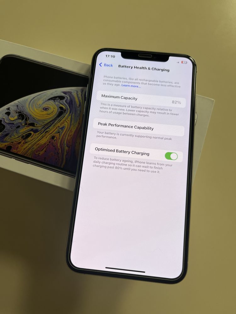 Iphone xs max 256 neverlock ideal