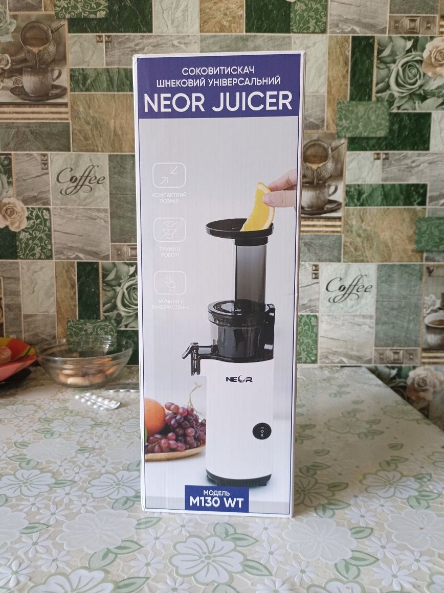 Соковижималка з гарантією! Neor Juicer M130WT