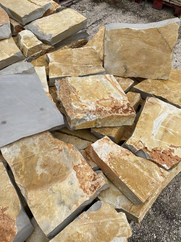 Pedra rústica chão / muros / pavimentos