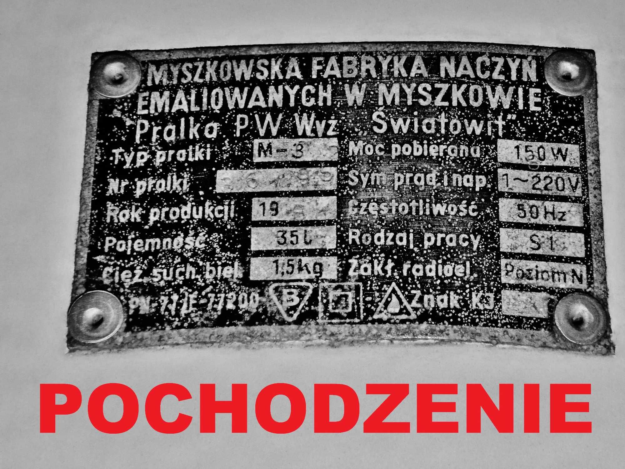 Silnik Predom - Eda BP-2f pralki Światowit M-3 z lat 80-tych