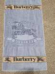 Burberry zestaw dwóch ręczników kolor jeansowy