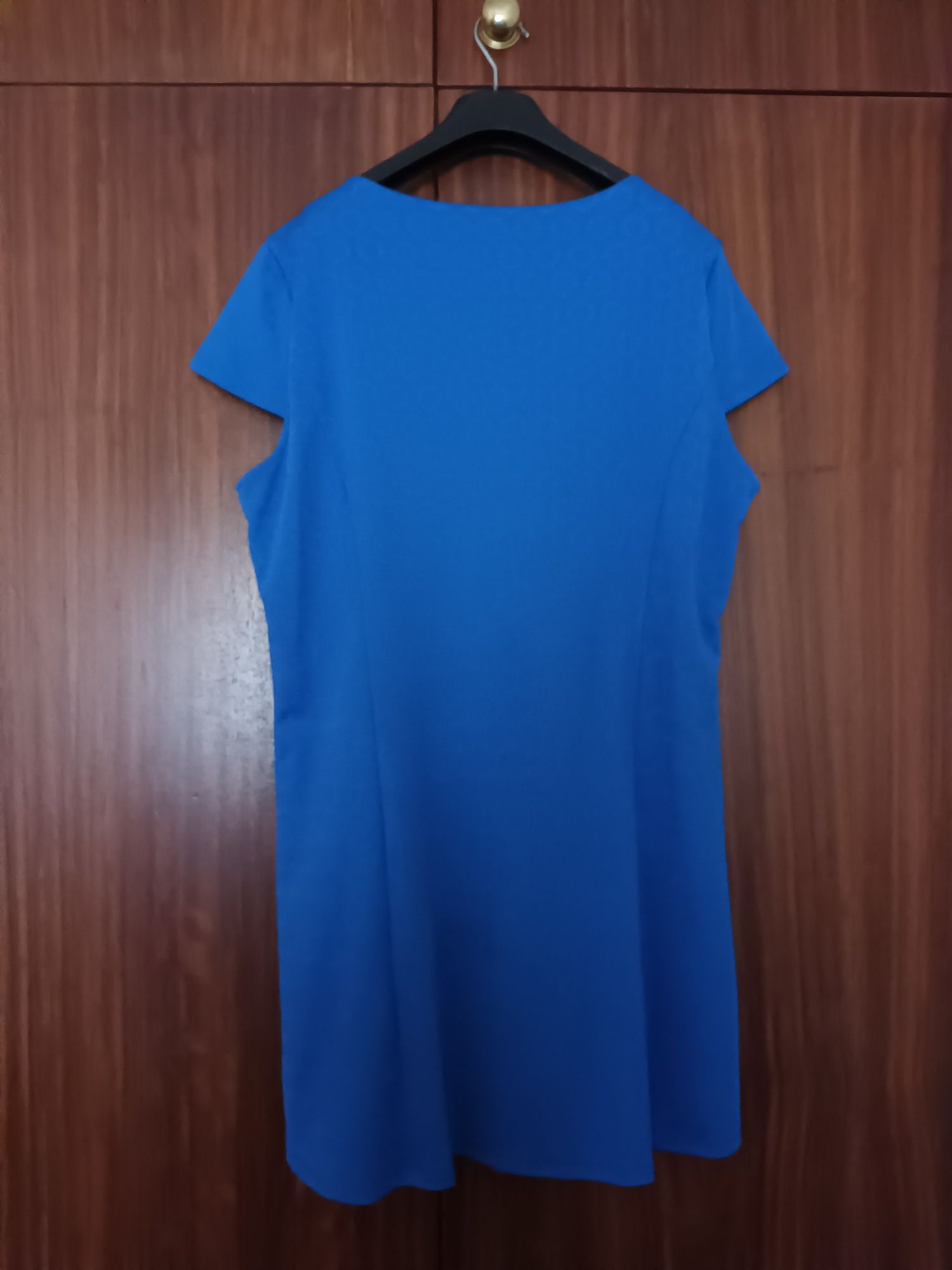 Vestido azul forte Cortefiel