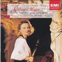 SABINE MEYER A Night At The Opera Mozart  .Verdi . CD
