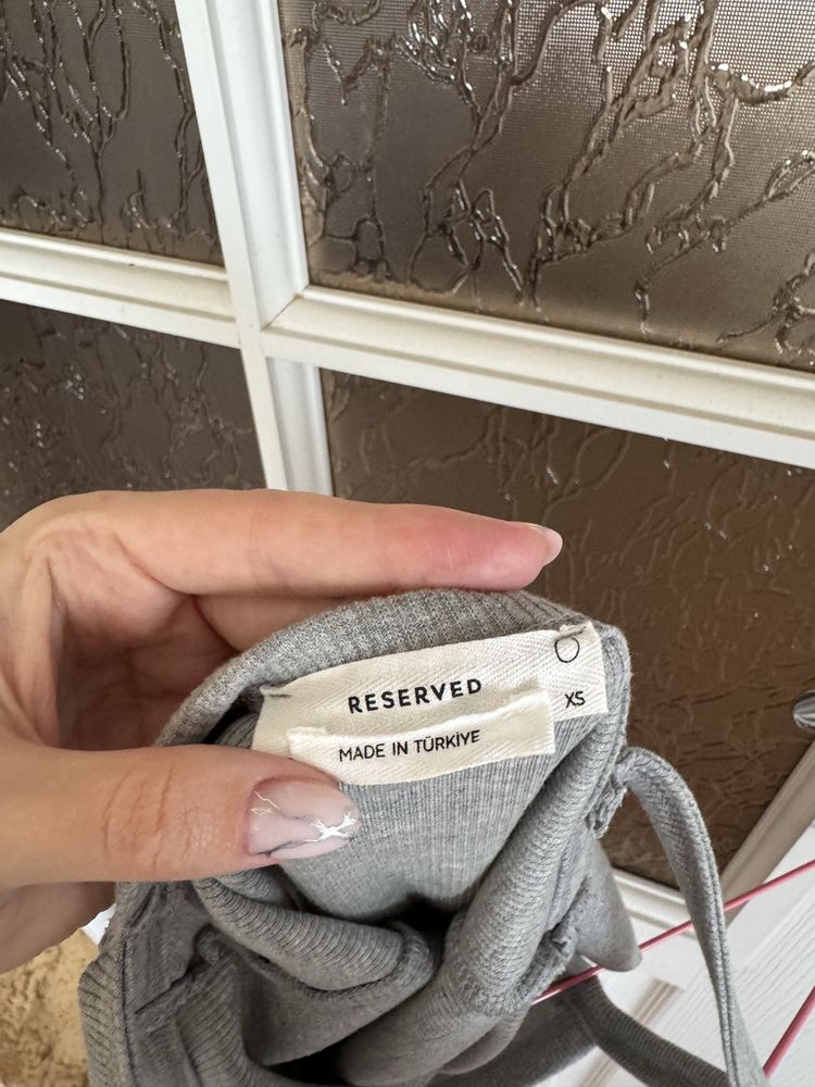 сіре боді в рубчик reserved xs