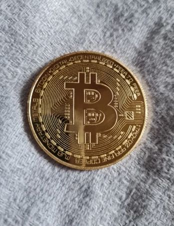 Bitcoin Moeda Decorativa
