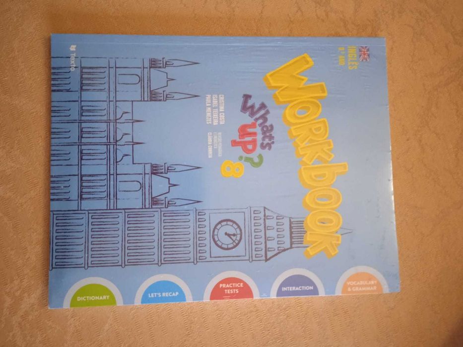 caderno What's Up? 8 - Workbook  8 ano - NOVO