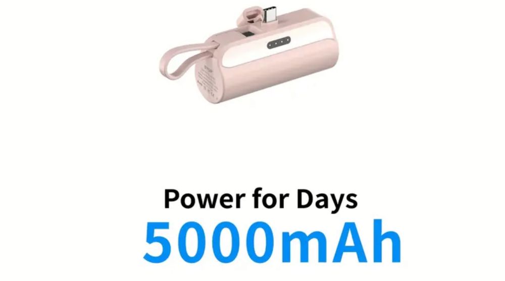 Mini power bank 5000MAH USB-C