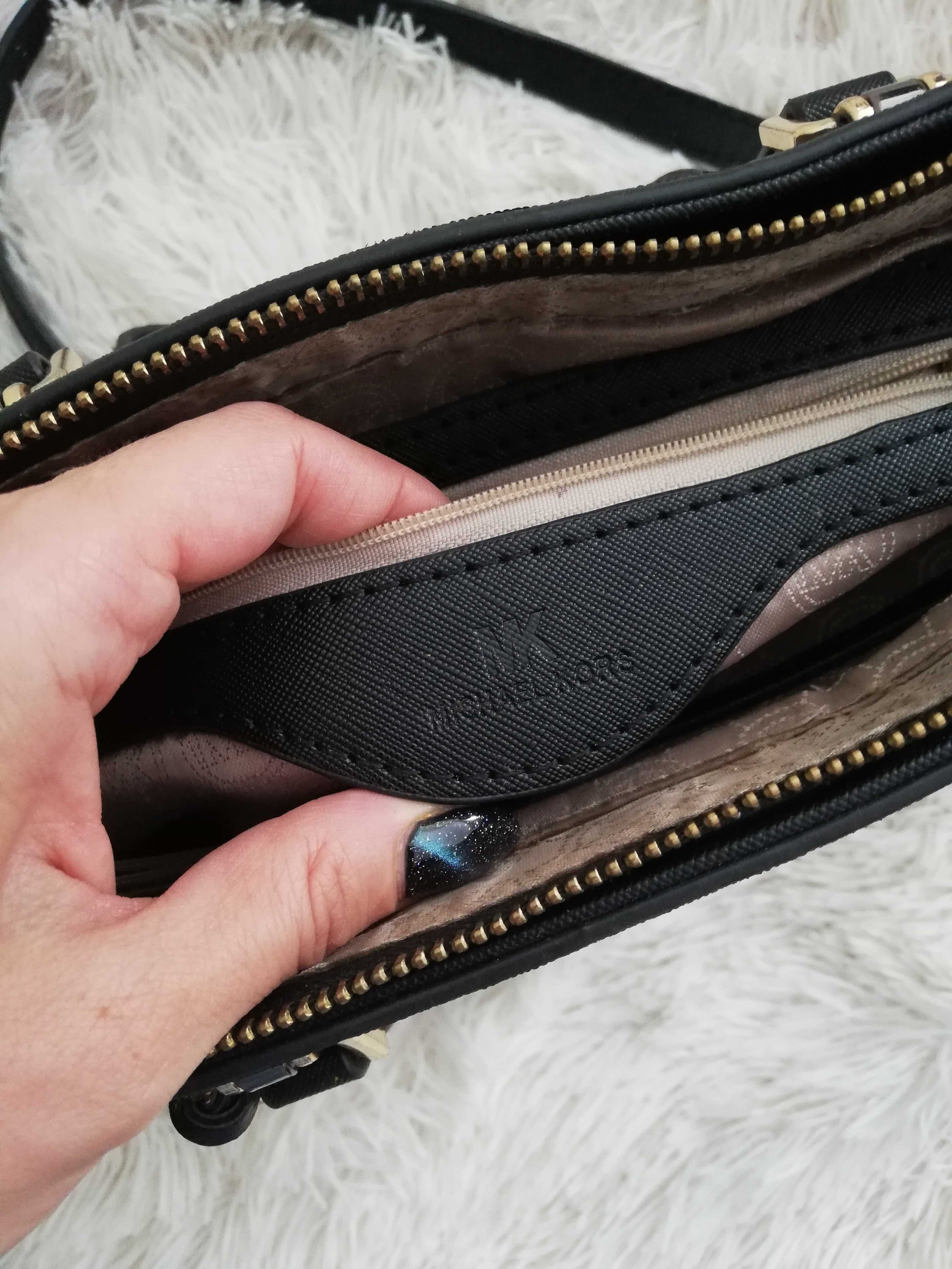 torebka michael kors czarna skórzana