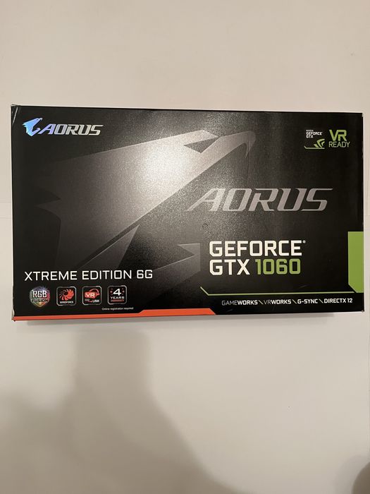 Karta graficzna Gigabyte Aorus Geforce Gtx 1060 Xtreme Edition 6G