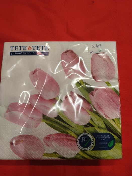 Serwetki stołowe składane 33/33