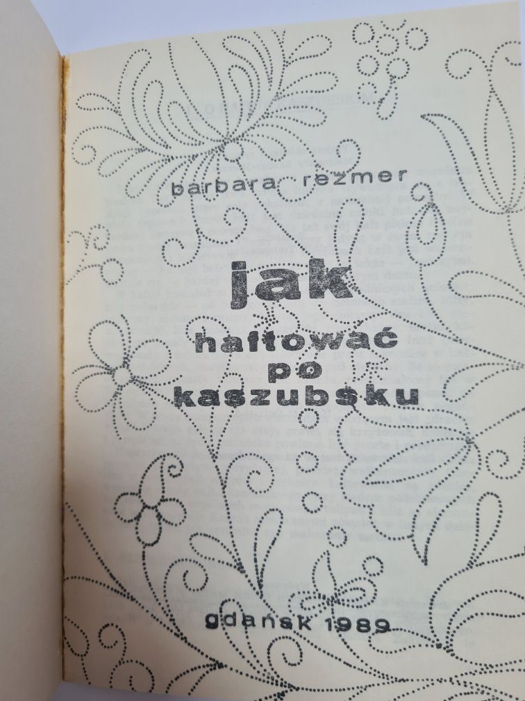 Jak haftować po kaszubsku - Książka