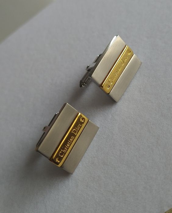Botões de punho vintage Dior