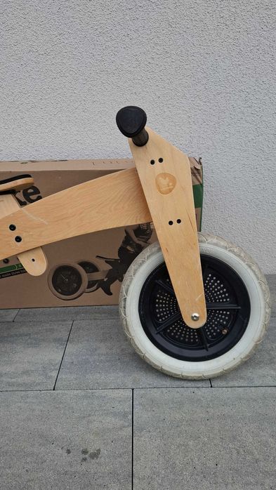 Wishbone bike 3w1 rowerek biegowy NATURAL najniższy !!!